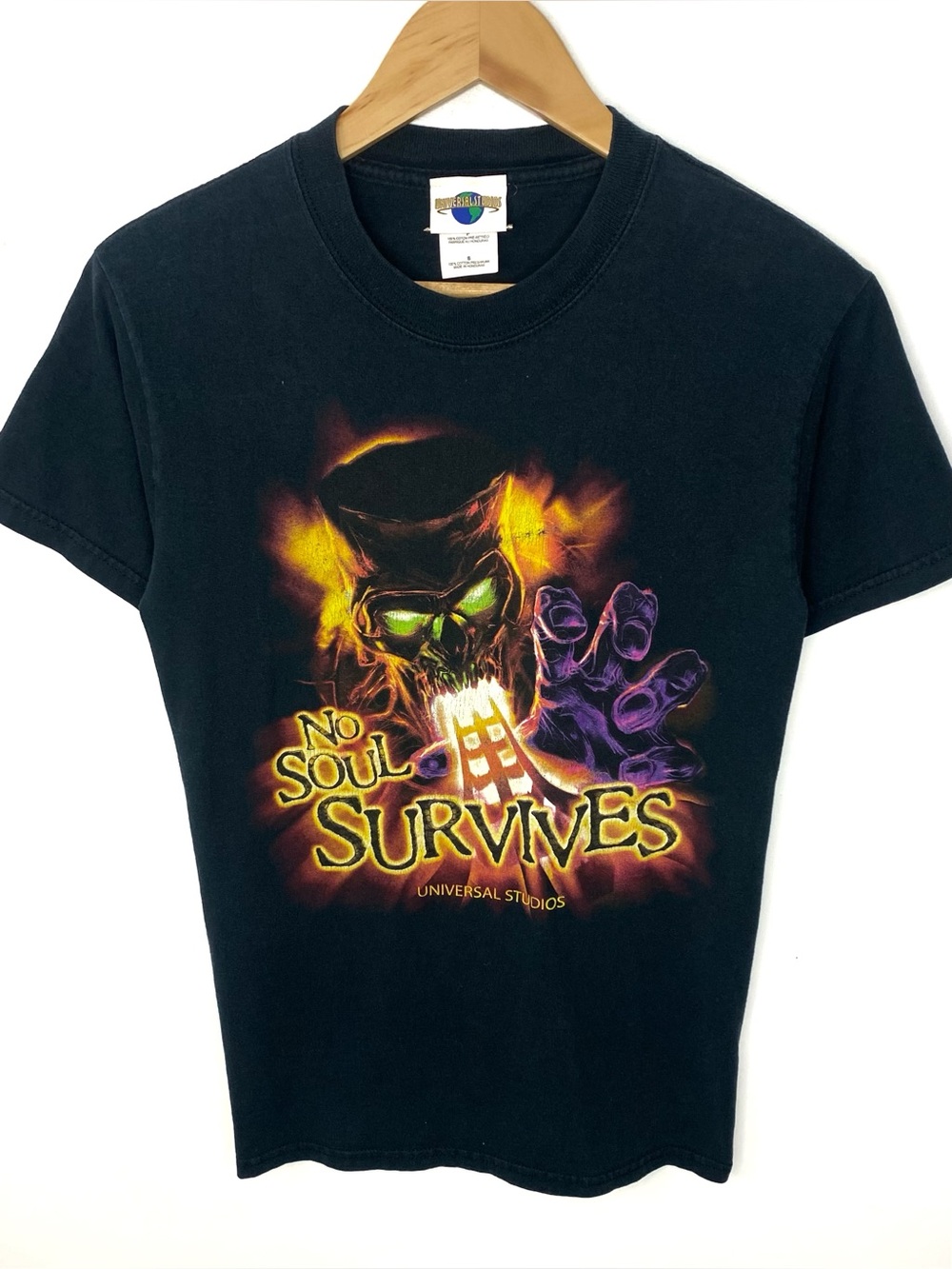 Vintage Universal Studios Revenge Of The Mummy Promo Ride Black T Shirt Small